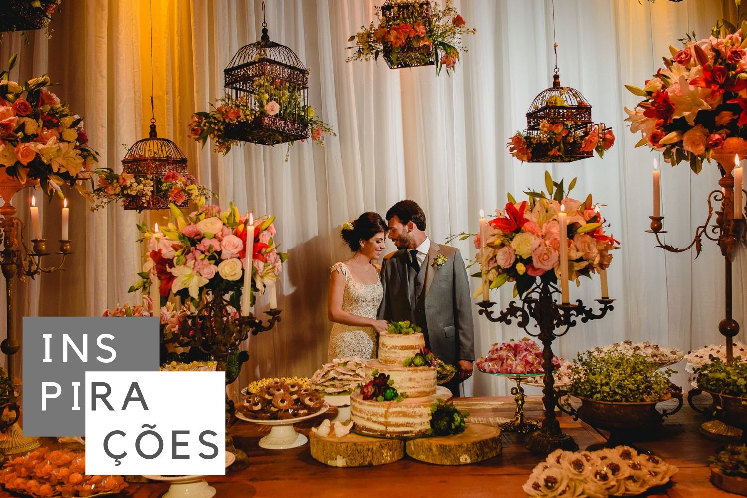 Bolo de casamento simples: veja ideias de como decorar